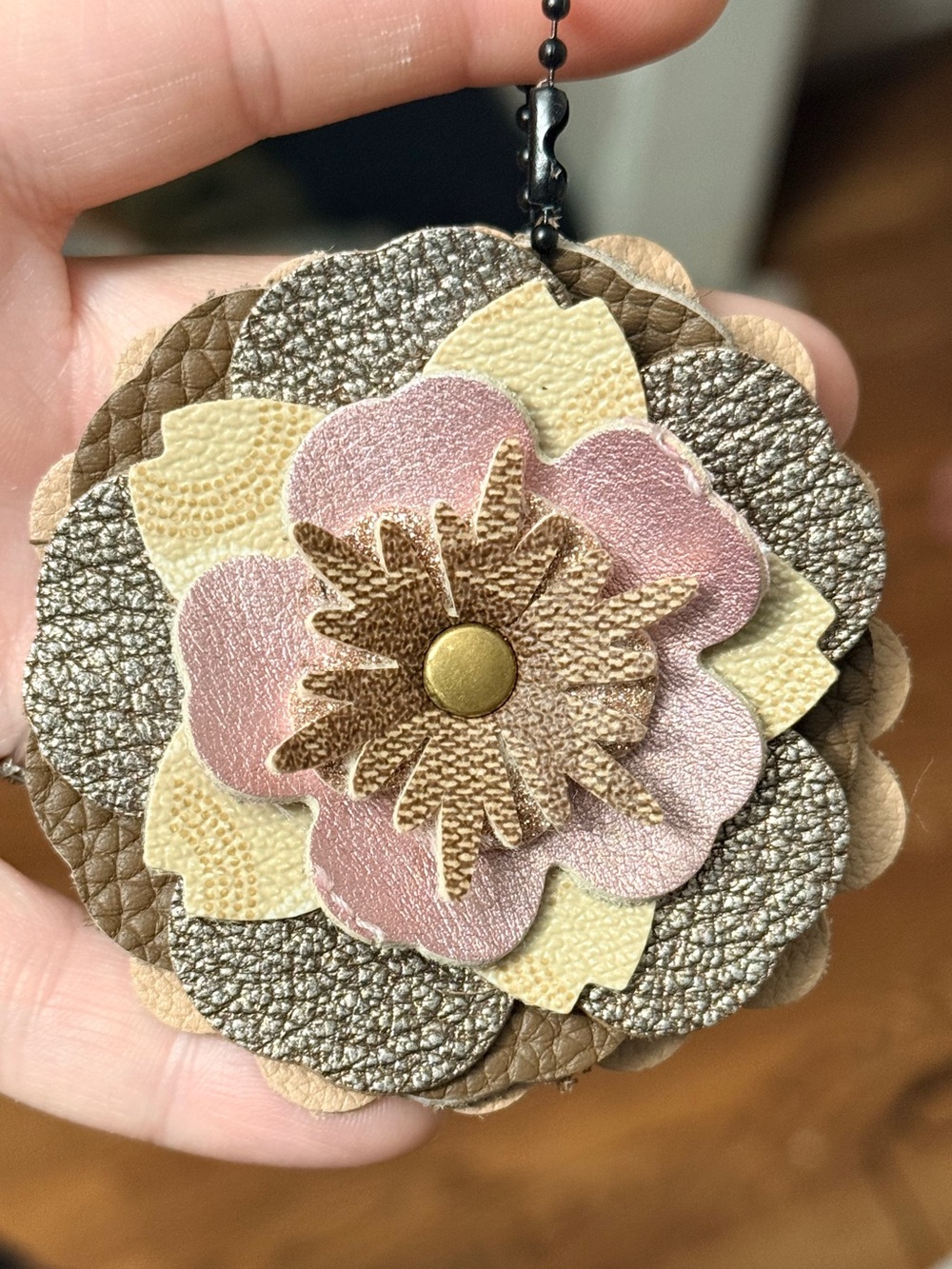 Handmade Floral Bag Charm